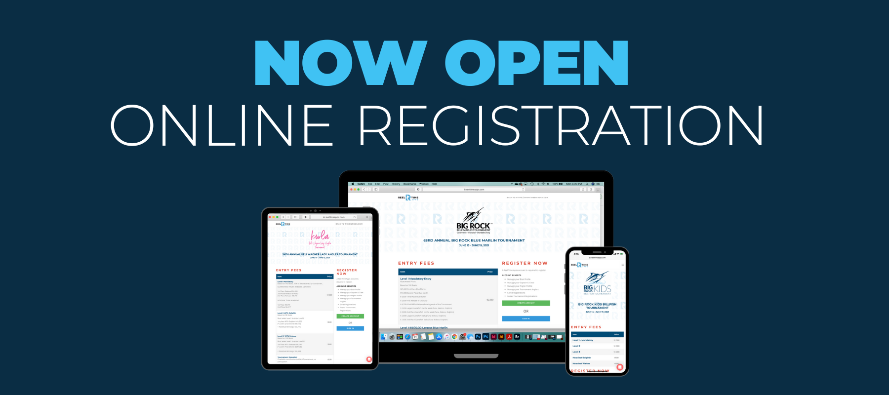 2024 ONLINE REGISTRATION NOW OPEN – The Big Rock Tournament